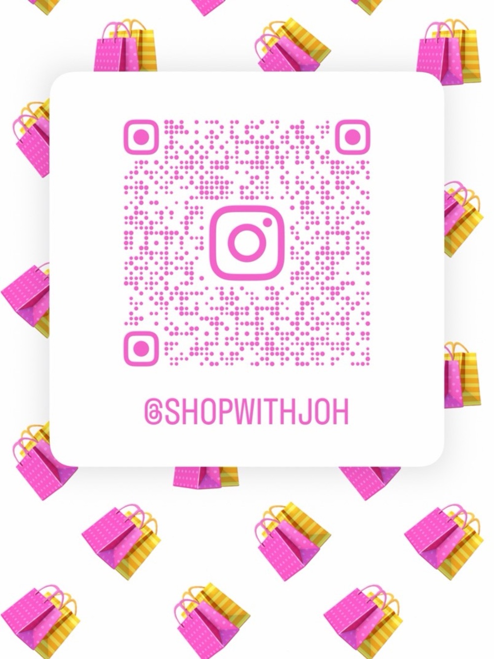 Instagram QR Code: ShopwithJoh